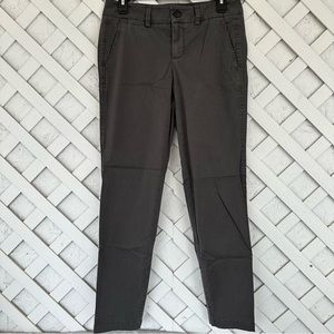 VINCE Stretch Twill Boyfriend Pants Slim Ankle Chino Trousers